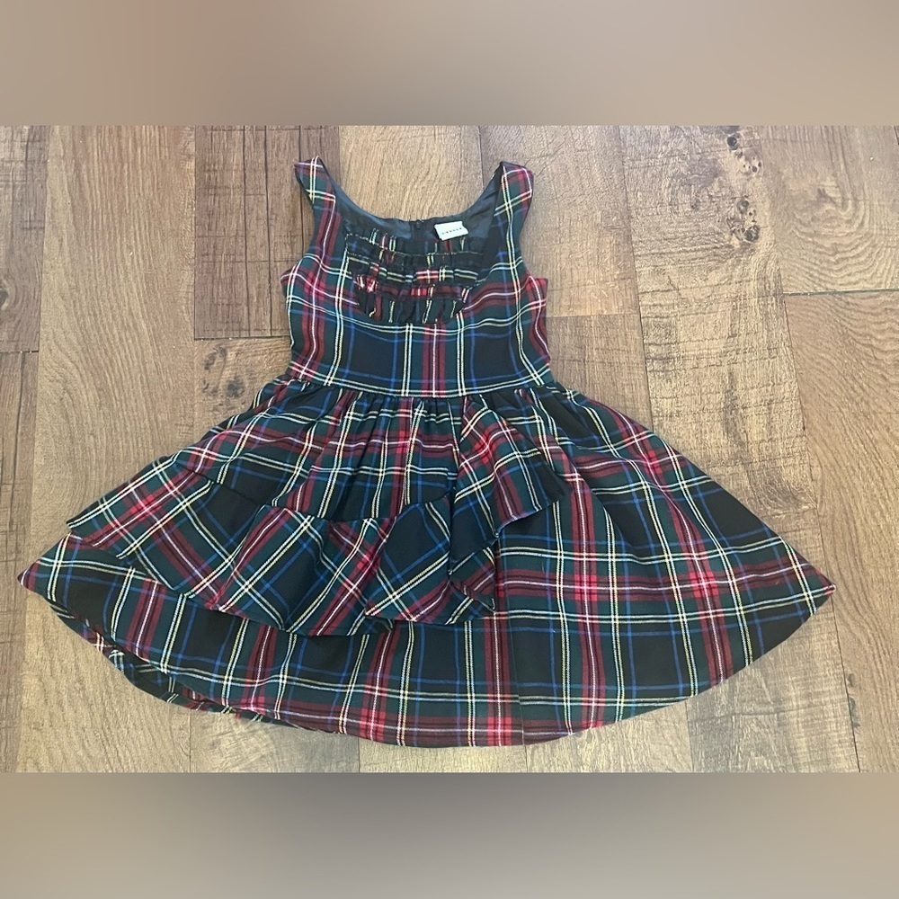 Harajuku mini plaid dress girls Sz small 6/6x